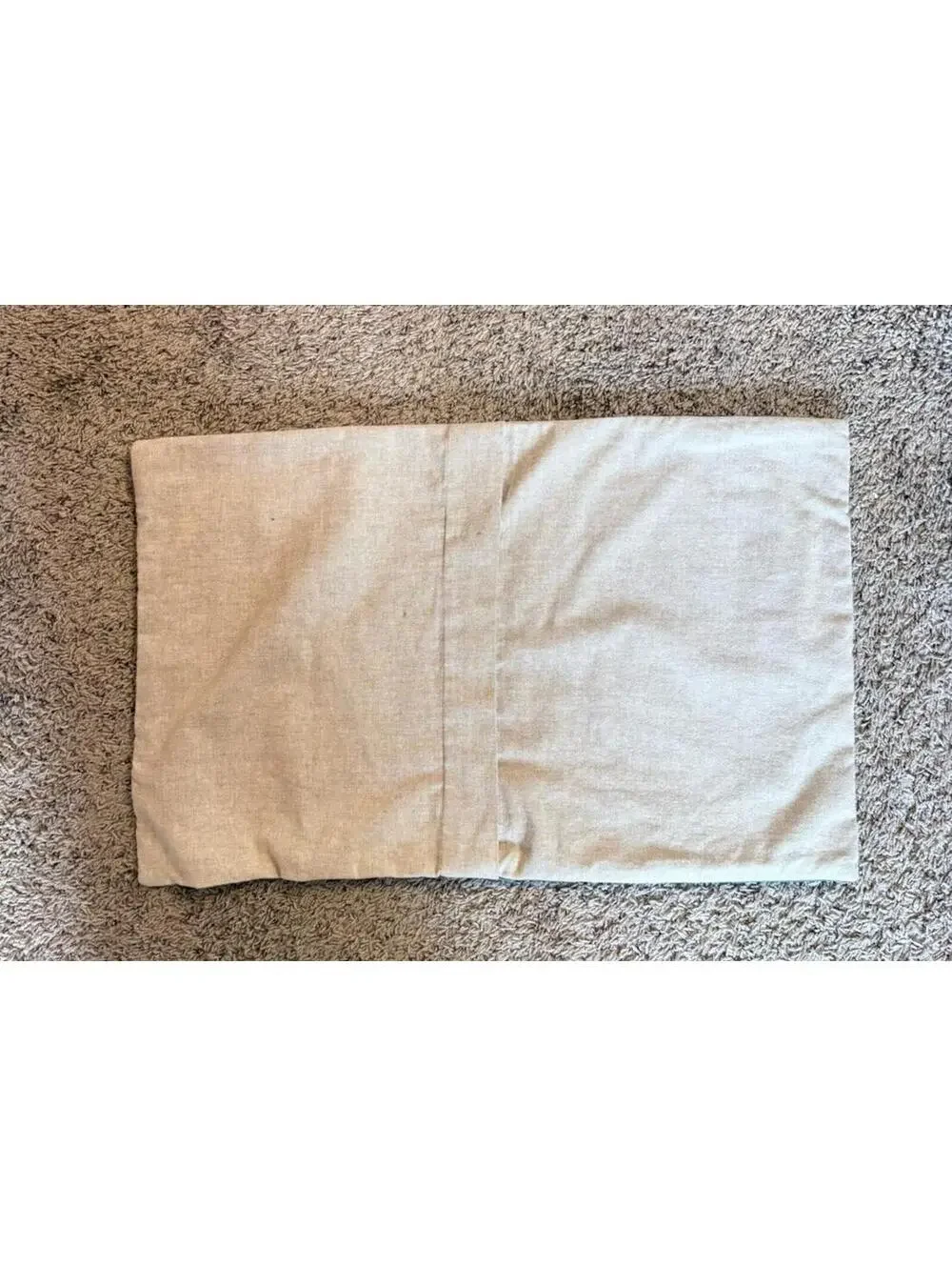 Pottery Barn Lumbar Pillow Cover 16 x 26 Brown Blue Paisley Tapestry Linen